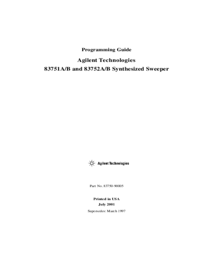 HP 83751A_252CB and 83752A_252CB PROG