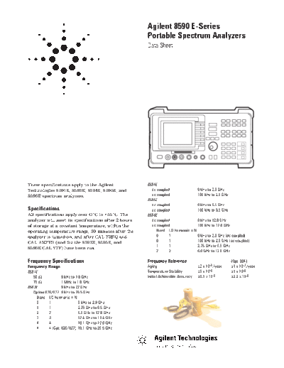 HP 8590E Series Data Sheet