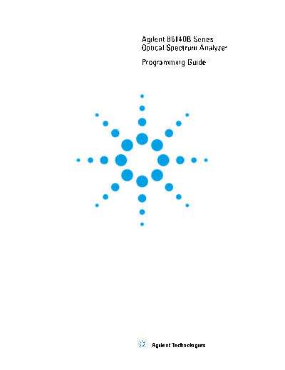 HP 86140B Series Programming