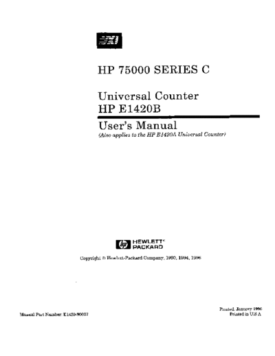 HP E1420B User