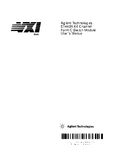 HP E1442A Users Guide