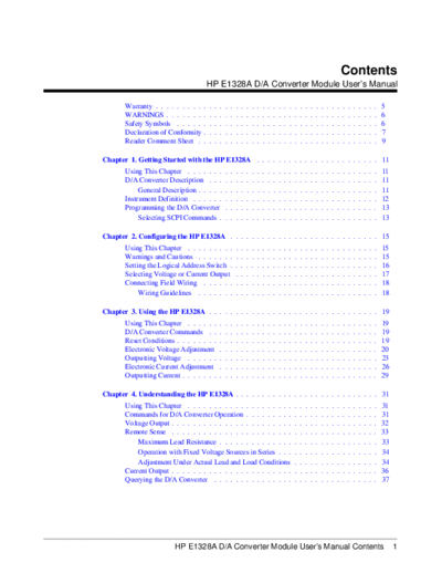 HP E1328A User