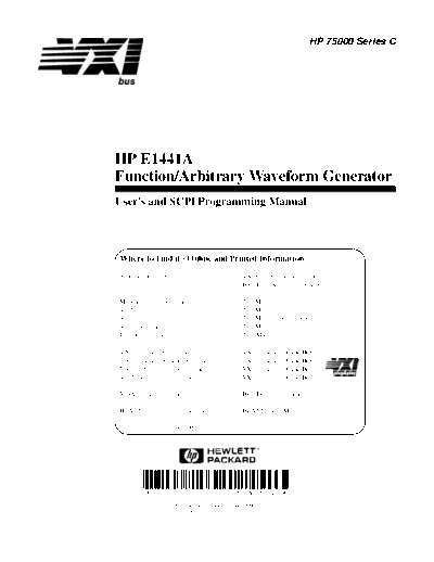 HP E1141A OPS