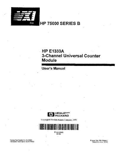 HP E1333A User