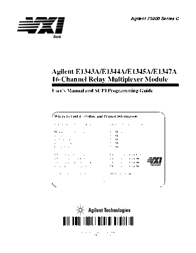 HP E1343A_252C 44A_252C 45A_252C 47A USER