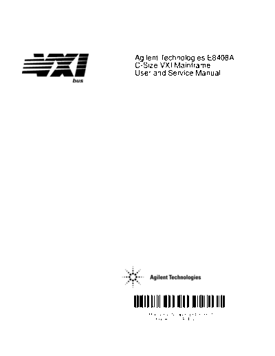 HP E8408A USER