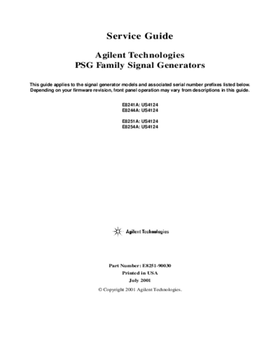 HP E8241-44-51-54A serv