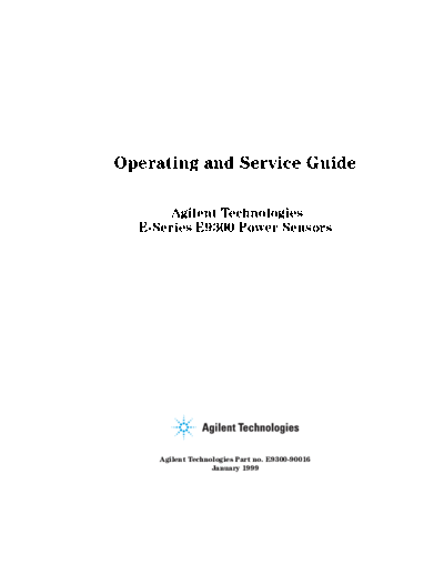HP E9300 Series Users Guide