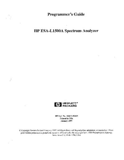HP E4411A_252C ESA-L1500A Programmer_2527s Guide