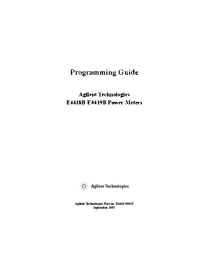 HP E4418B_252C E4419B PROG