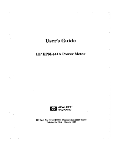 HP EPM 441A_252C 2A_252C 12A_252C 13A_252C 18A_252C 19A User Guide