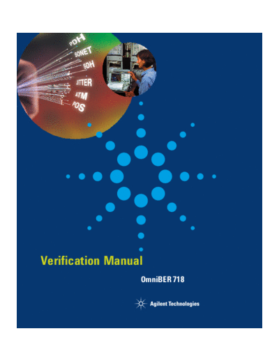 HP OmniBer 718 (37718) Verification Manual