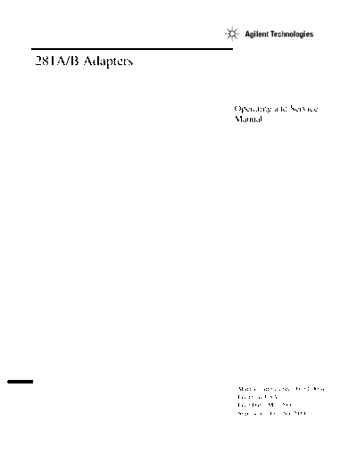 HP X281A Operation
