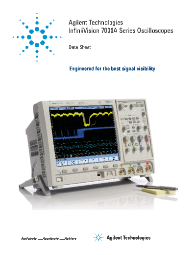 InfiniiVision 7000A Series Oscilloscopes - Data Sheet 5989-7736EN c20121203 [28]