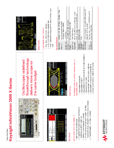 InfiniiVision 3000 X-Series - Product Fact Sheet 5990-6678EN c20141023 [2]