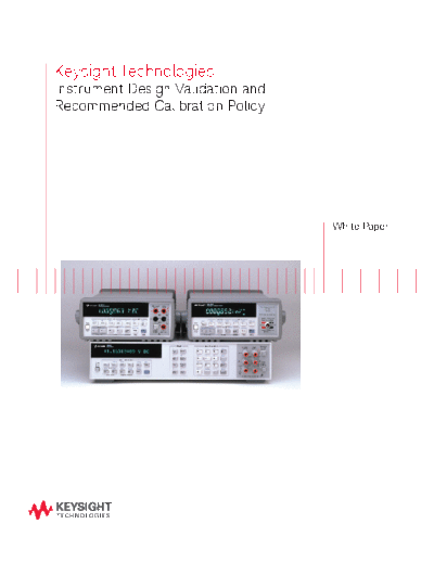 Instrument Design Validation and Recommended Calibration Policy - White Paper 5991-1314EN c20140528 [5]