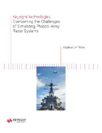 Overcoming the Challenges of Simulating Phased-Array Radar Systems 5991-4060EN c20140714 [13]
