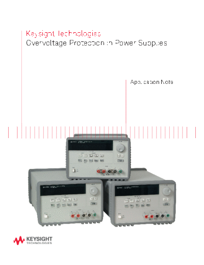 Overvoltage Protection in Power Supplies - Application Note 5989-9395EN c20140722 [4]