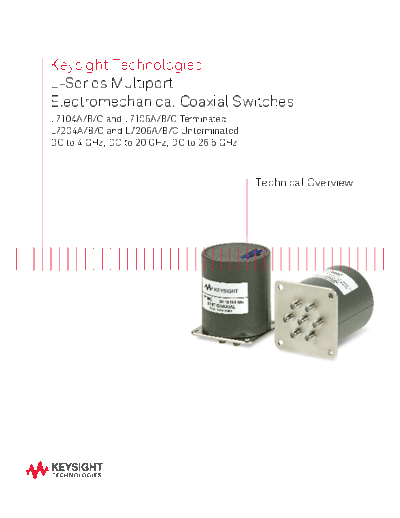 L Series Multiport Electromechanical Coaxial Switches - Technical Overview 5989-6030EN c20140616 [15]