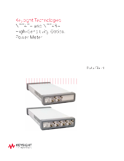N7747A and N7748A High-Sensitivity Optical Power Meter - Data Sheet 5991-1826EN c20140725 [7]
