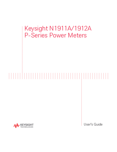 N1912-90002 P-Series Power Meters User_2527s Guide c20141107 [300]