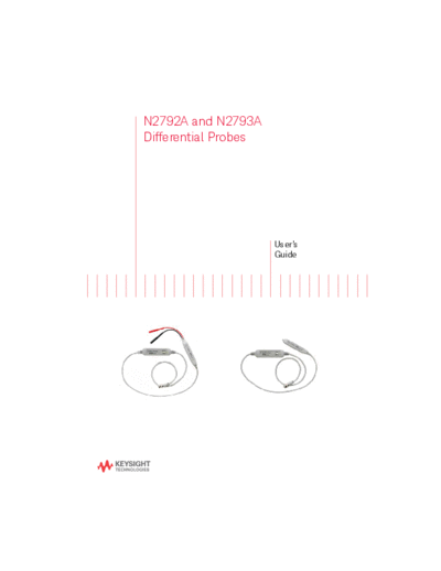 N2792-97003 N2792A and N2793A Differential Probes User_2527s Guide [38]