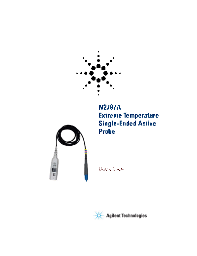 N2797A Extreme Temperature Single-Ended Active Probe User_2527s Guide N2797-97000 [52]