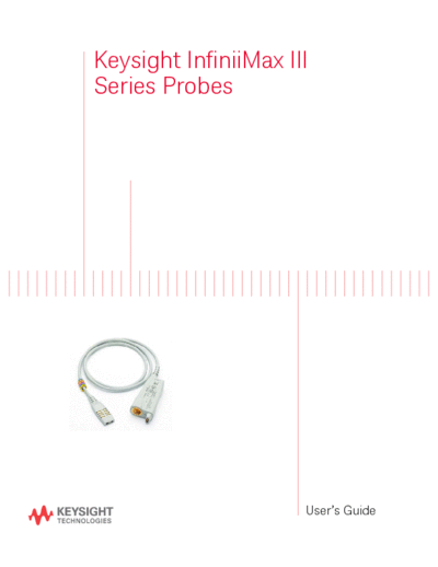 N2800-97010 InfiniiMax III Probing System User_2527s Guide [128]