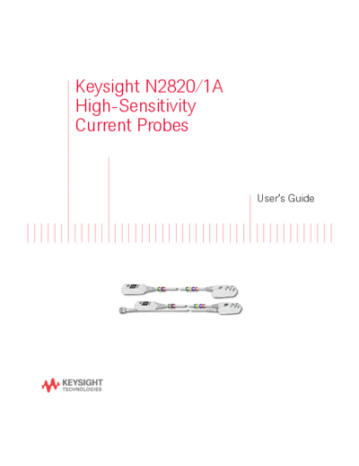N2820-97002 N2820 1A High-Sensitivity Current Probes User_2527s Guide [104]