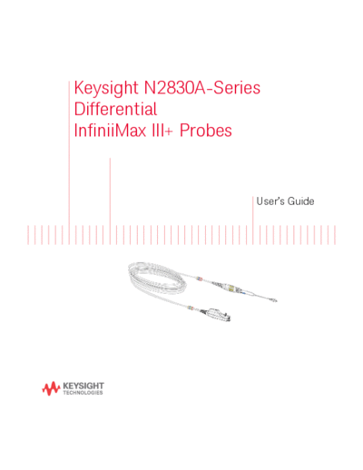 N2830-97002 N2830A Series InfiniiMax III+ Differential Probes User_2527s Guide [158]