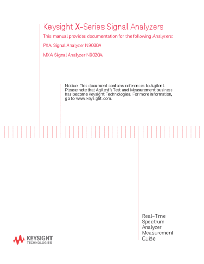 N9030-90060 X-Series Real-time Spectrum Analyzer Measurement Guide [55]
