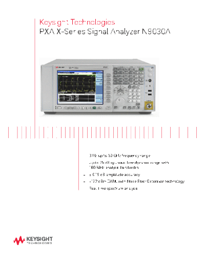N9030A PXA X-Series Signal Analyzer - Brochure 5990-3951EN c20140526 [8]