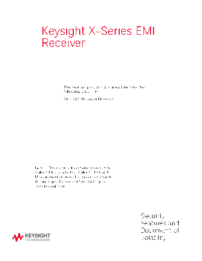 N9038-90012 N9038A MXE EMI Receiver Security Features and Certificate of Volatility c20140915 [40]