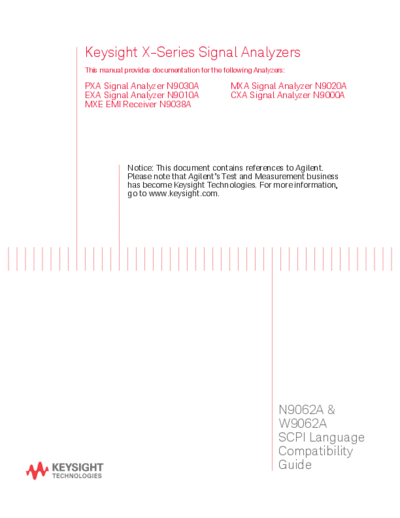 N9062-90001 N9062A SCPI Language Compatibility Guide [188]