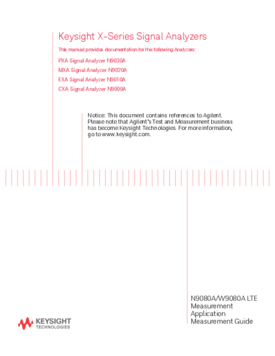 N9080-90006 N9080A LTE Measurement Application Measurement Guide [159]