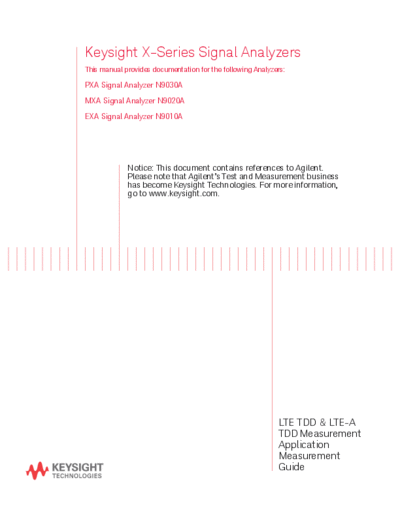 N9082-90004 N9082B LTE-Advanced TDD Measurement Application Measurement Guide [227]