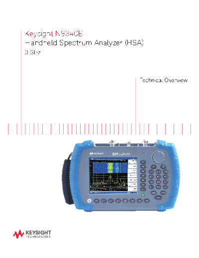 N9340B Handheld Spectrum Analyzer (HSA) - Technical Overview 5989-7847EN c20140618 [25]