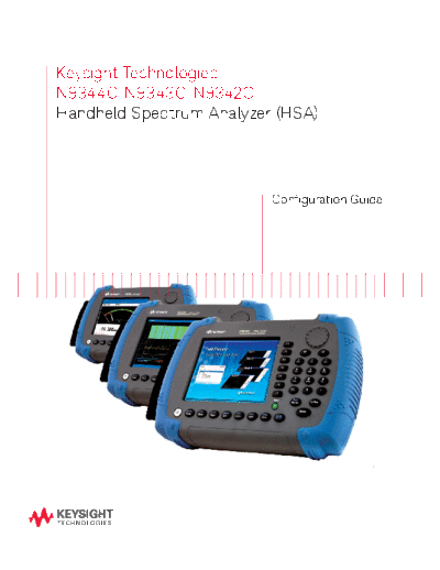 N9344C N9343C N9342C Handheld Spectrum Analyzer (HSA) - Configuration Guide 5990-5588EN c20140707 [8]
