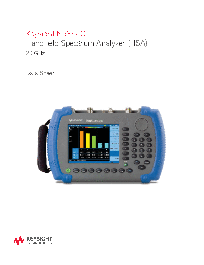 N9344C Handheld Spectrum Analyzer (HSA) 20 GHz - Data Sheet 5990-7193EN c20141010 [10]