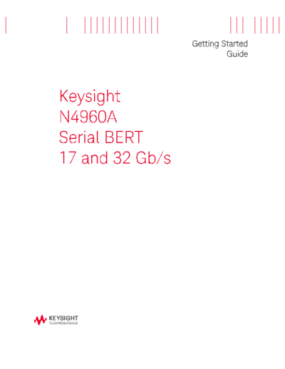 N4960-91011 N4960A Serial BERT 17 and 32 Gb s - Getting Started Guide [18]