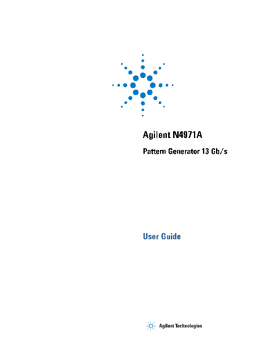 N4971A Pattern Generator 13 Gb s User_2527s Guide N4971-91021 [96]