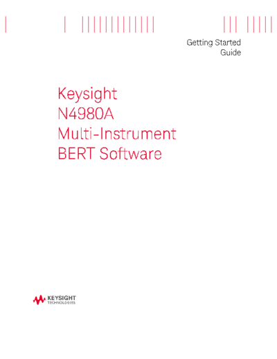 N4980-91011 N4980A Multi-Instrument BERT Software - Getting Started Guide [12]