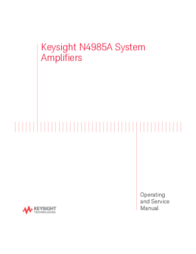 N4985A System Amplifiers N4985-90001 c20140807 [45]
