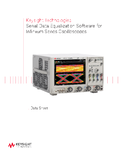 N5461A Serial Data Equalization for Infiniium 90000 Series 5990-3330EN c20141008 [9]