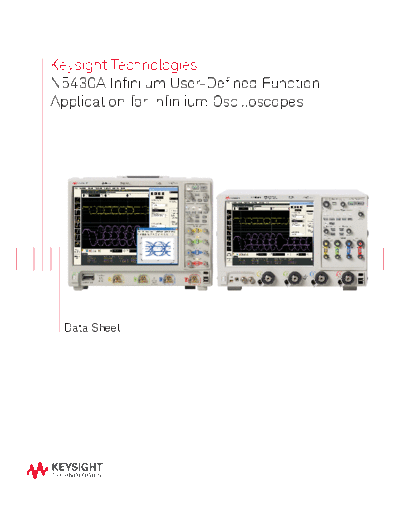 N5430A Infiniium User-Defined Function Application for Infiniium Oscilloscopes - Data Sheet 5989-5632EN c20141008 [8]