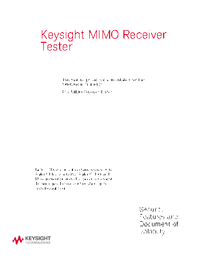 N5105-90014 N5106A MIMO Receiver Tester Security Features and Document of Volatility c20140916 [28]
