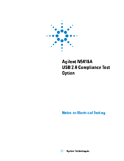 N5416A_USB2_Compliance_App_Testing_Notes N5416A USB 2.0 Compliance Test Option_252C Notes on Electrical Testing c20140219 [308]
