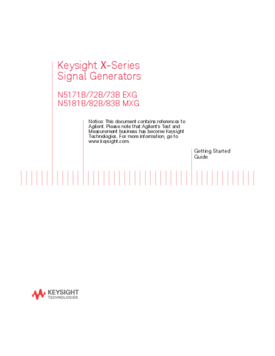 N5180-90054 X-Series Signal Generators Getting Started Guide [48]