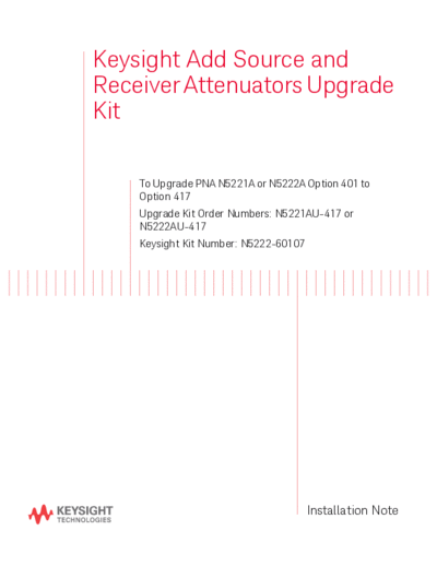 N5222-90107 Installation Note_252C Source and Receiver Atten Upgrd Kit to Upgrd N5221A and N5222A opt 401 to 417 [14]