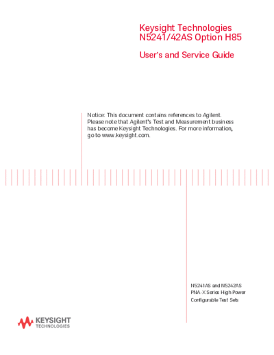 N5242-90019 N5242AS Option H85 User_2527s and Service Guide c20141030 [52]
